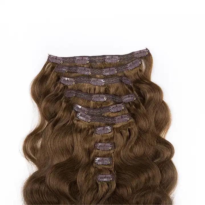 Seamless Clip-in Hair Extensions – Real Human Hair