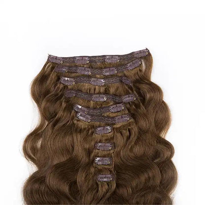 Seamless Clip-in Hair Extensions – Real Human Hair