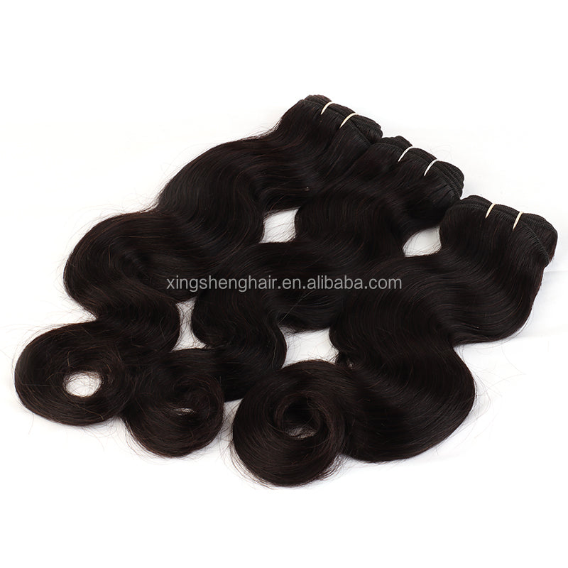 10-28 Inches #1b Body Wave Hair Extensions