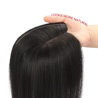 5*5 Mono Base Hair Topper for Women Natural Color