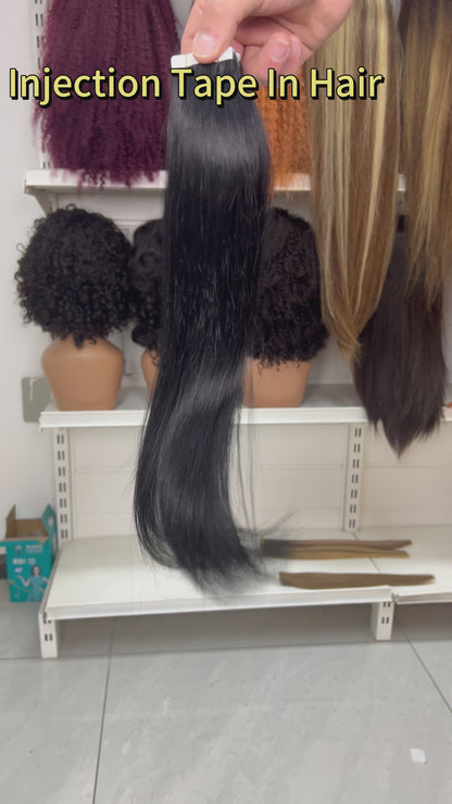 Injection Tape in Hair Premium Quality 100% Human Hair Various Colors