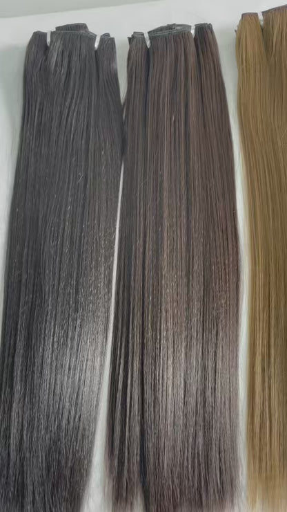 Classic Clip in Hair Extensions 100%Raw Human Hair