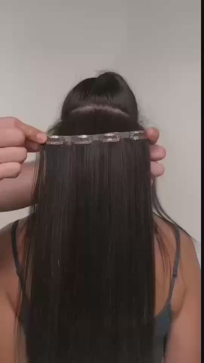 Ultra Thin Injection PU Seamless Clip In hair 100g