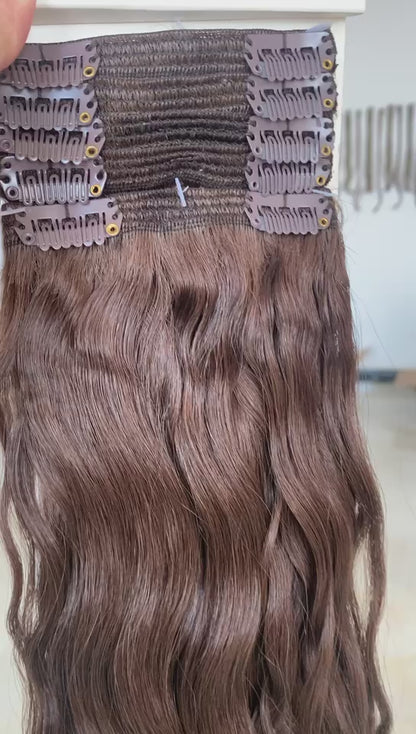 Seamless Clip-in Hair Extensions – Real Human Hair