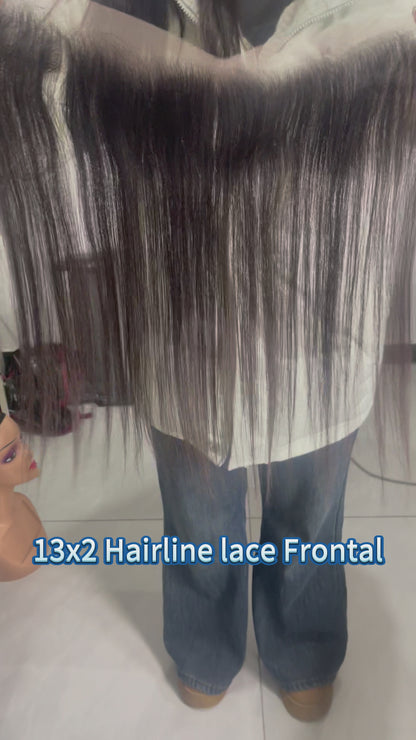 13*2 Hairline Lace Frontal 100% Human Hair Hairline Premium Quality