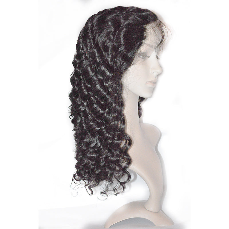 Brazilian lace frontal Loose Deep Wigs Wave Lace Wigs 100% Human Remy Virgin Hair