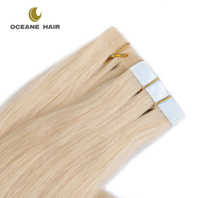 Wholesale Double Drawn Remy Hair Tape in Hair Extensions 100% Human Hair Virgin