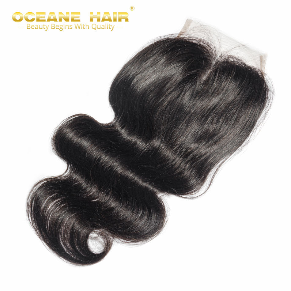 4*4 Lace Closure Brazilian Body Wave human hair