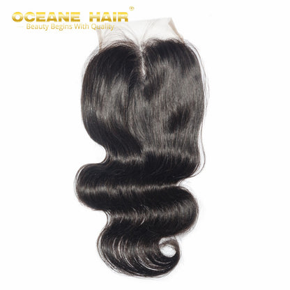 4*4 Lace Closure Brazilian Body Wave human hair