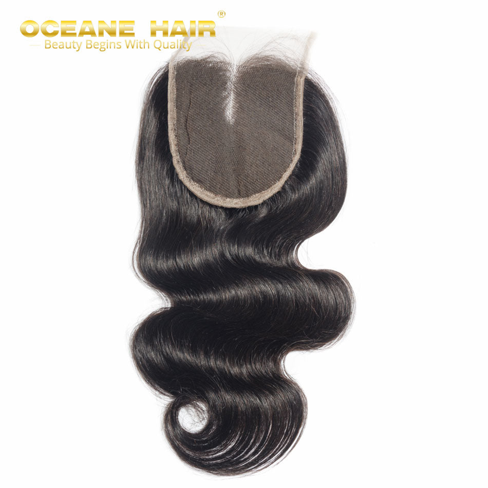 4*4 Lace Closure Brazilian Body Wave human hair