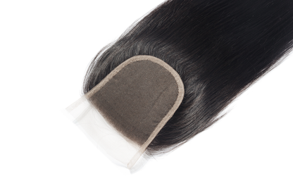 Peruvian Straight 4*4 Lace Closure human hair